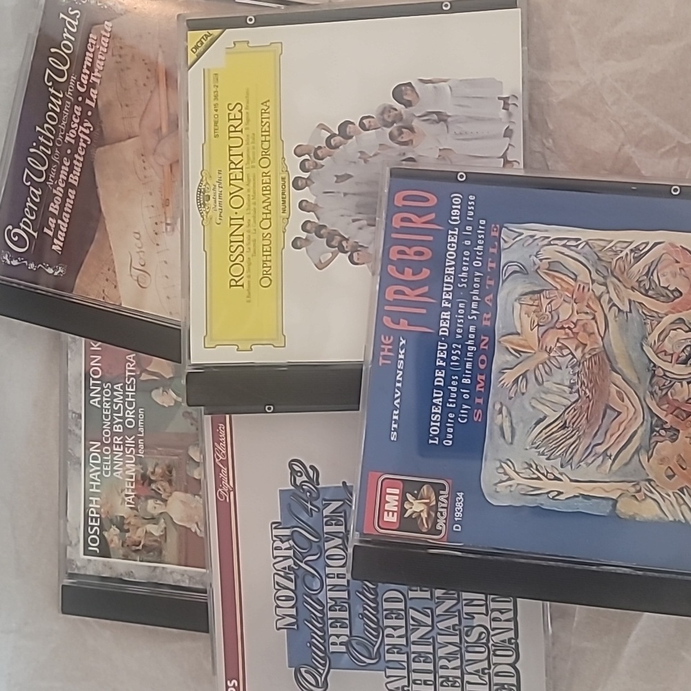 Set of 5 classical music CDs